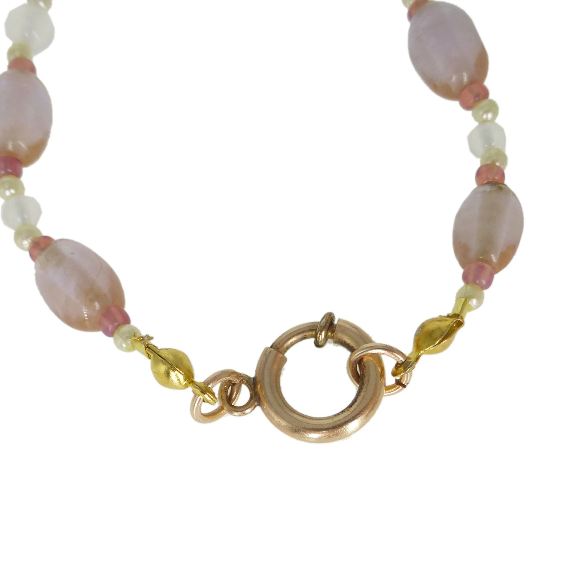 Vintage Saphiret Glass Bead Necklace