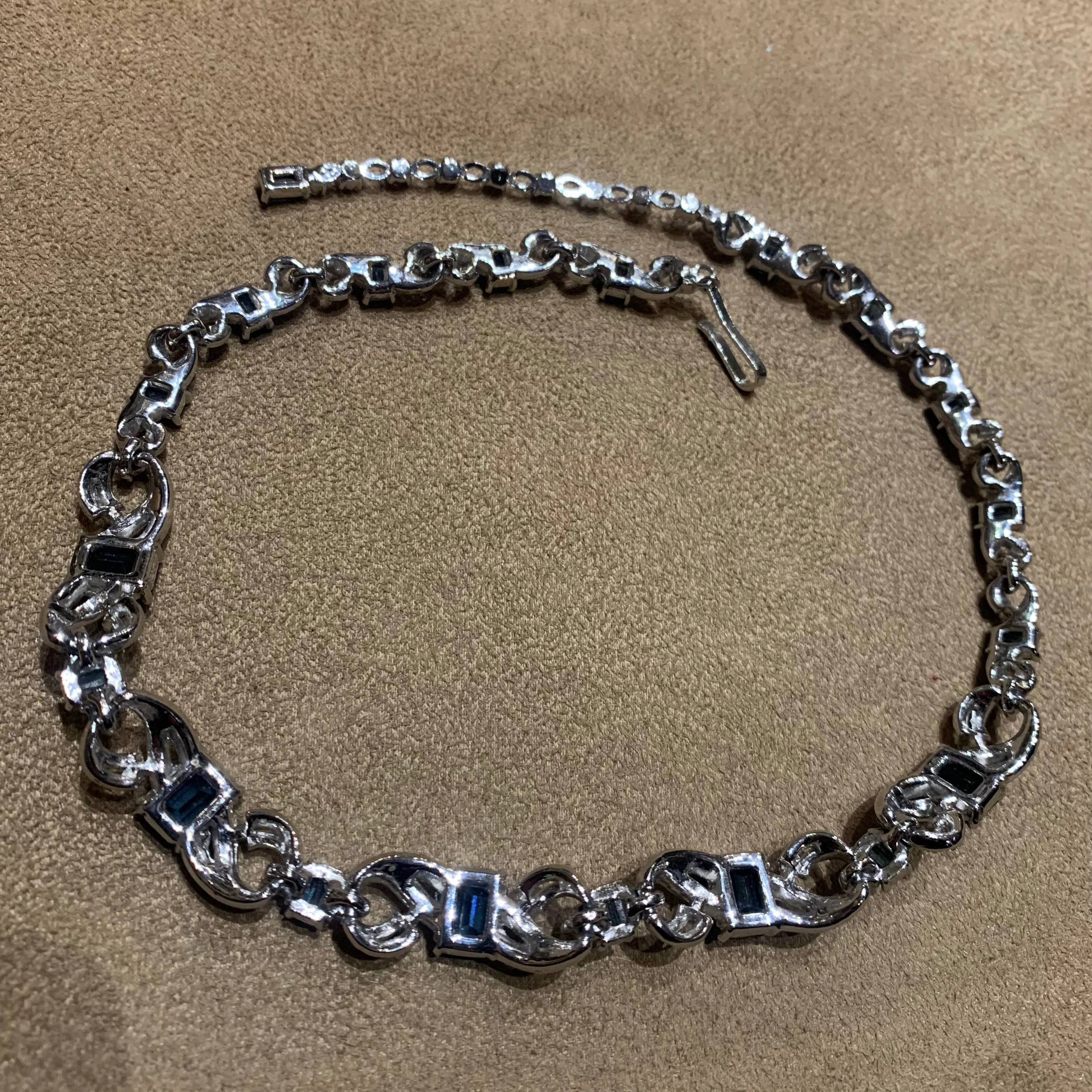 Vintage Sapphire Blue necklace