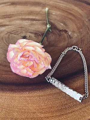 Vintage Silver ID bracelet
