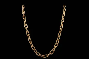 Vintage Tiffany & Company 14k Yellow Gold Link Necklace