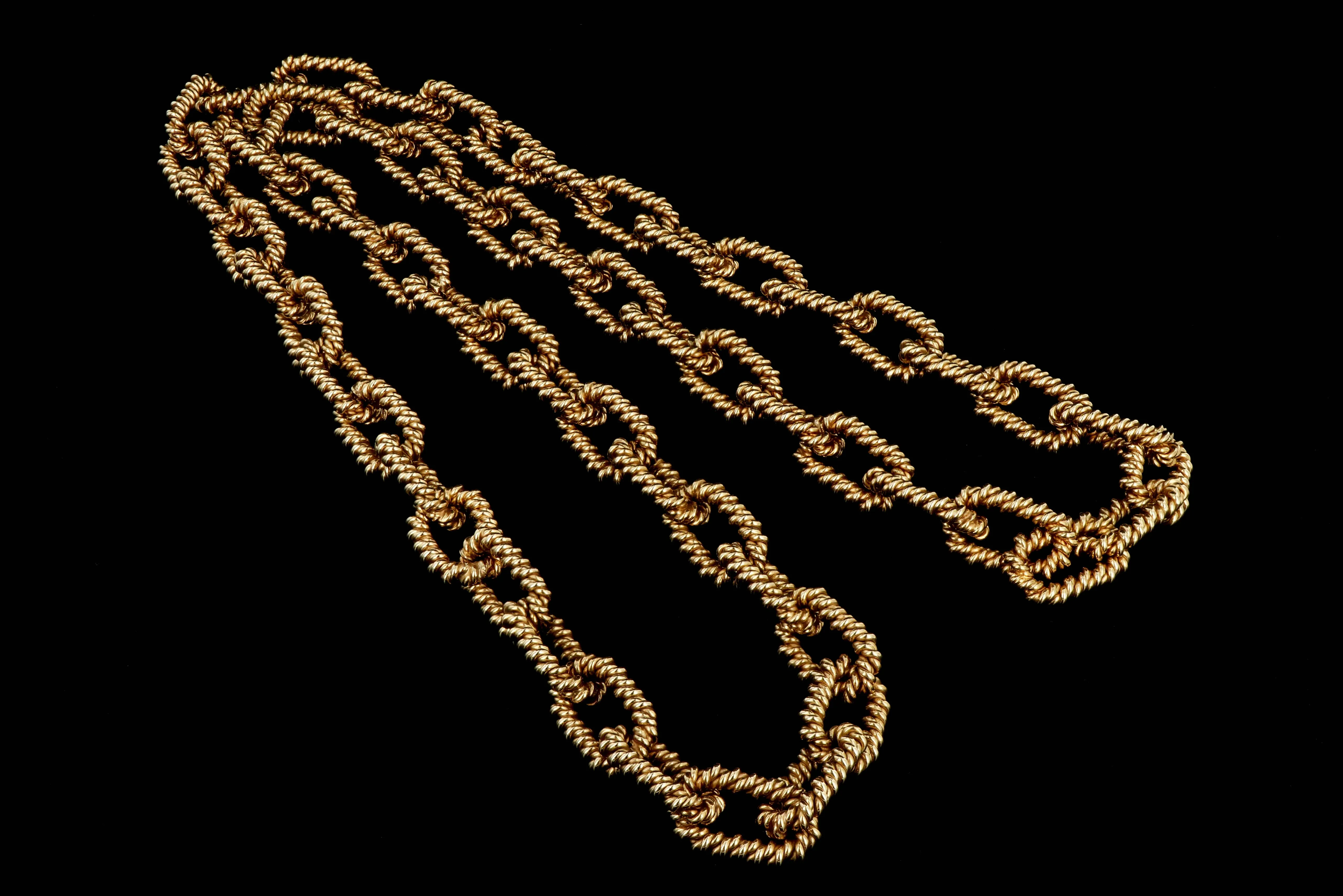 Vintage Tiffany & Company 14k Yellow Gold Link Necklace