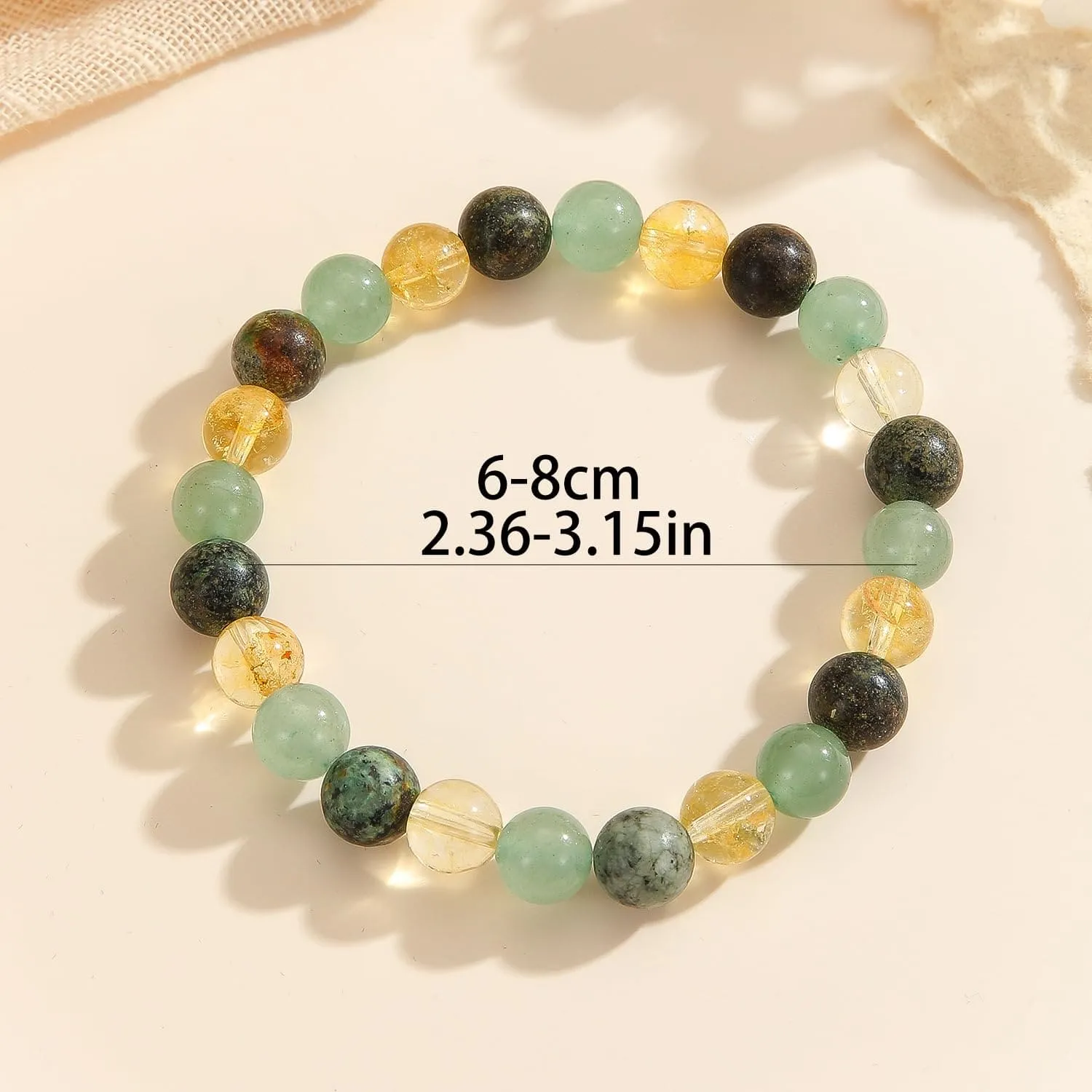 Wealth Turquoise Beaded Crystal Bracelet