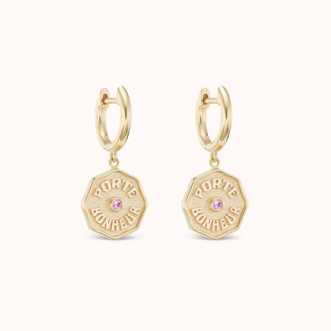 Wee PB Hoops Pink Sapphire