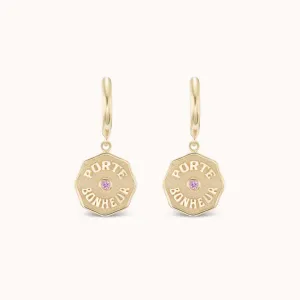 Wee PB Hoops Pink Sapphire