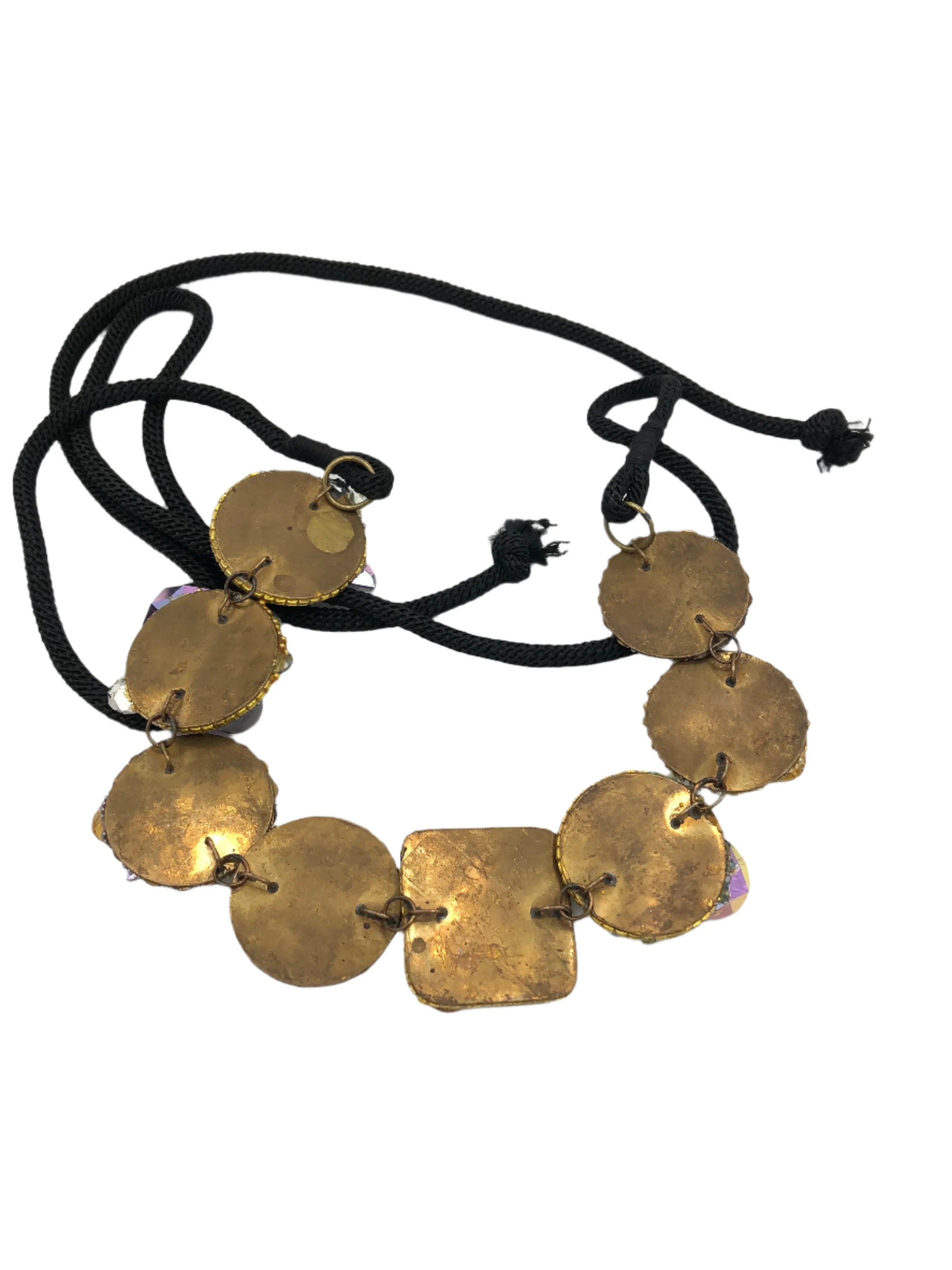 Wendy Gell 80s Assemblage Belt or Necklace