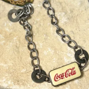 White Domino Necklace