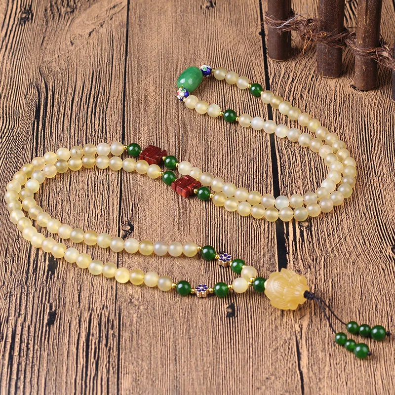 Wind horns 108 men and women bead bracelets