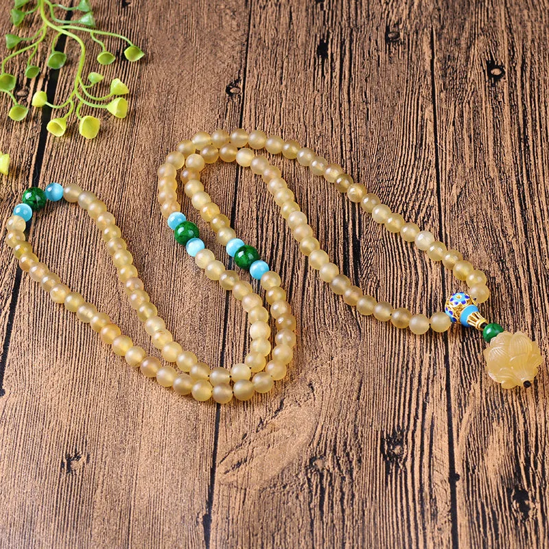 Wind horns 108 men and women bead bracelets