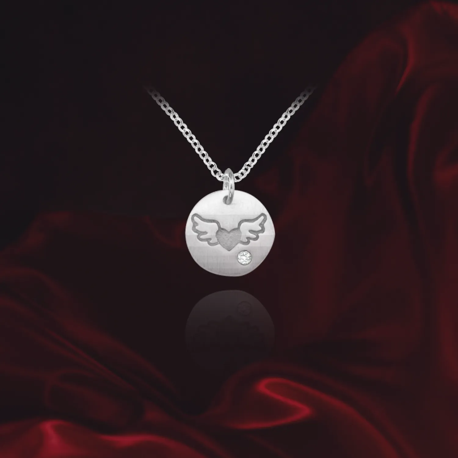Winged Heart Pendant