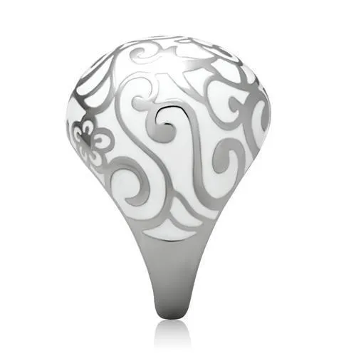 Women Stainless Steel No Stone Rings TK215