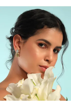 Yellow Saphire Earrings